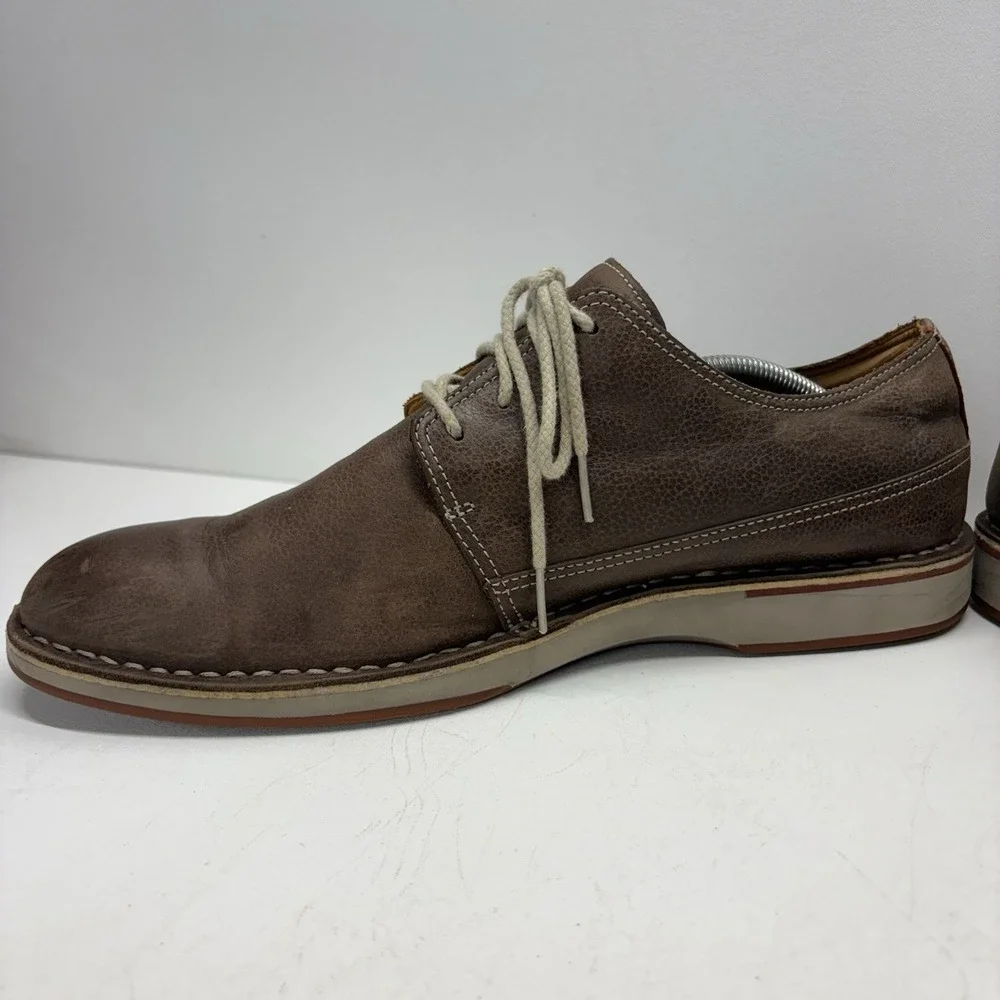 Sperry Gold Cup Men's 12M Brown Leather Plain Toe Oxford Dress Casual Shoes
